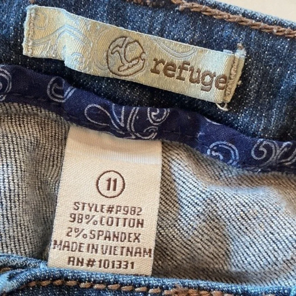 Refuge Brand Blue Jean Shorts | Cropped Jeans. Size 11